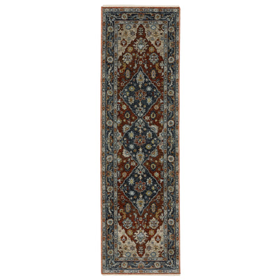 Aberdeen 1143H Rust/ Blue Traditional Area Rug by Oriental Weavers