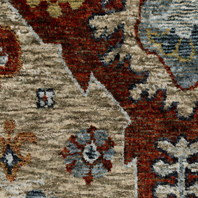 Aberdeen 1143H Rust/ Blue Traditional Area Rug by Oriental Weavers
