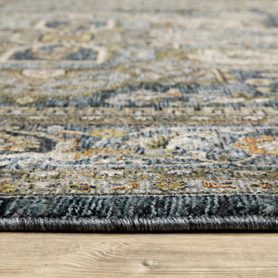 Aberdeen 1144Q Blue/ Taupe Traditional Area Rug by Oriental Weavers
