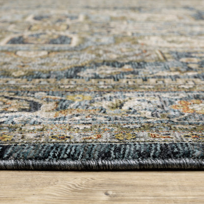 Aberdeen 1144Q Blue/ Taupe Traditional Area Rug by Oriental Weavers