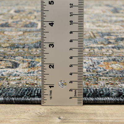 Aberdeen 1144Q Blue/ Taupe Traditional Area Rug by Oriental Weavers
