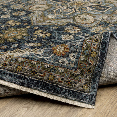 Aberdeen 1144Q Blue/ Taupe Traditional Area Rug by Oriental Weavers
