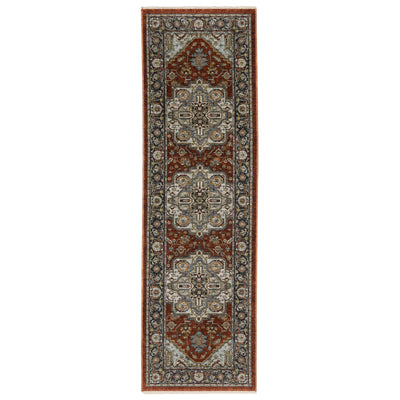 Aberdeen 1144R Red/ Blue Traditional Area Rug by Oriental Weavers