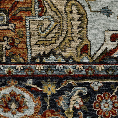 Aberdeen 1144R Red/ Blue Traditional Area Rug by Oriental Weavers