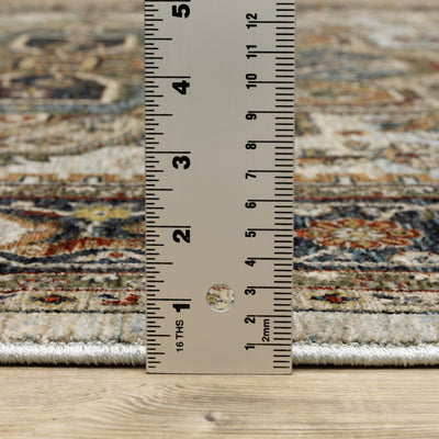 Aberdeen 1144W Beige/ Sky Blue Traditional Area Rug by Oriental Weavers