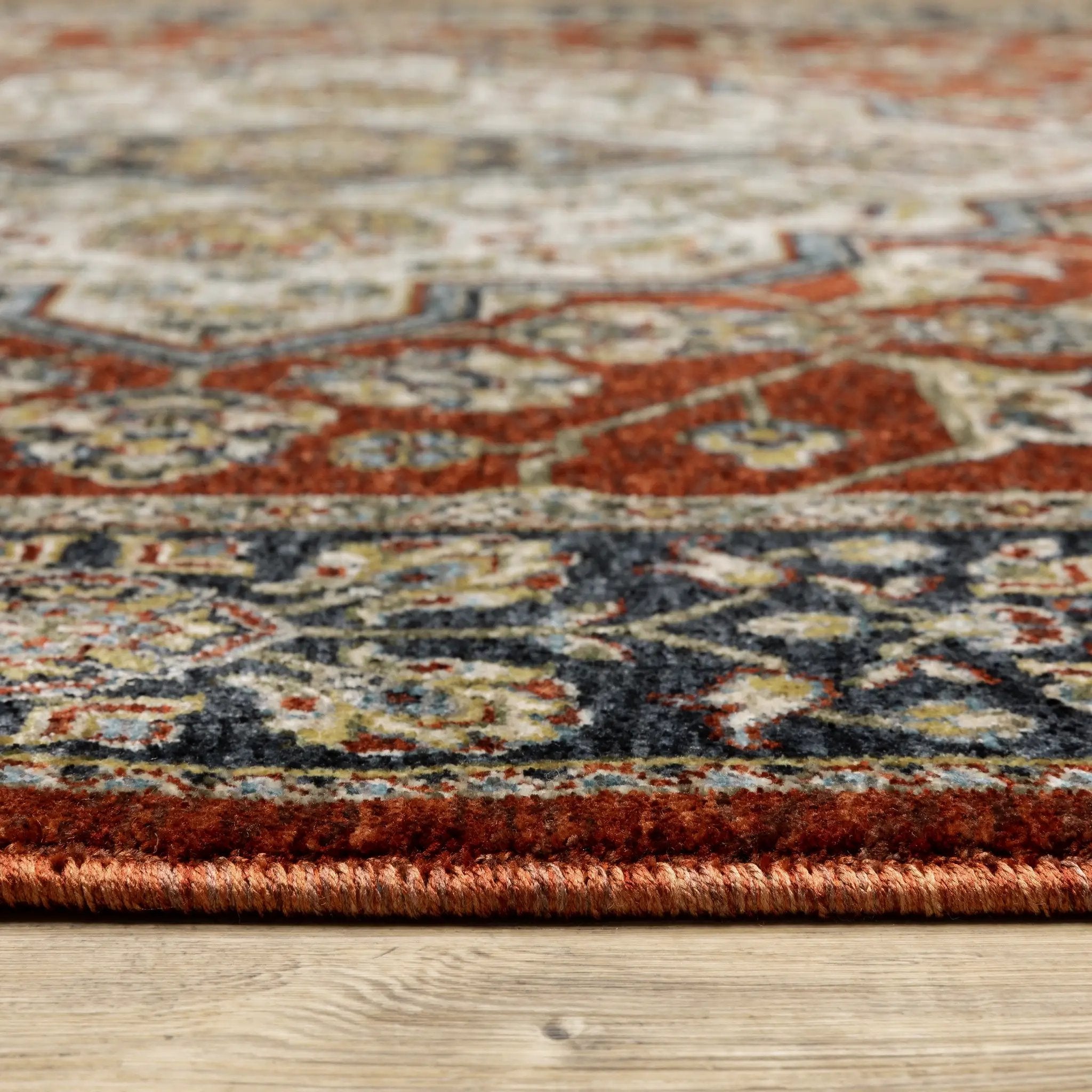 Aberdeen 4151R Red/ Blue Area Rug by Oriental Weavers