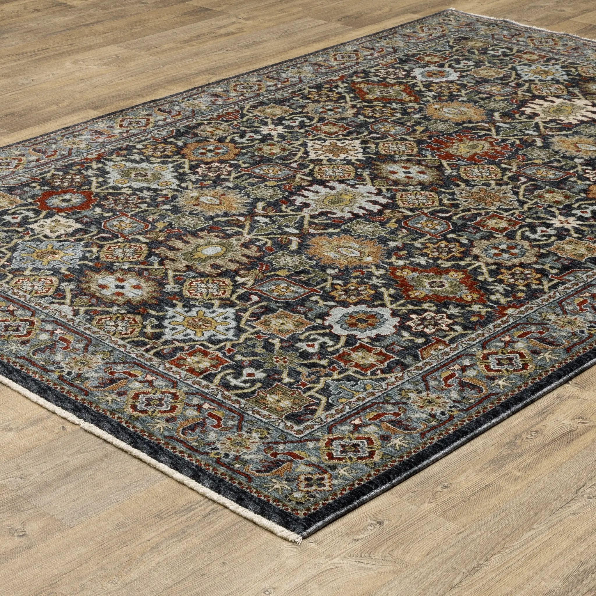 Aberdeen 4922D Blue/ Multi Area Rug by Oriental Weavers