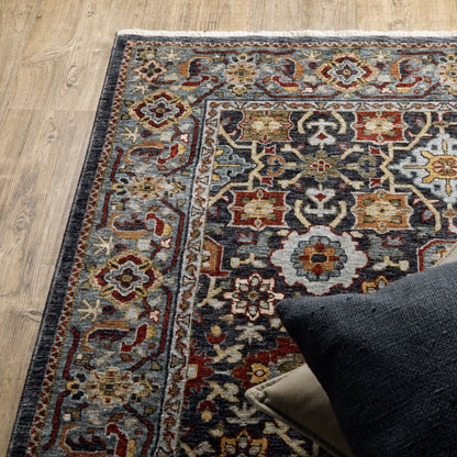 Aberdeen 4922D Blue/ Multi Traditional Area Rug by Oriental Weavers
