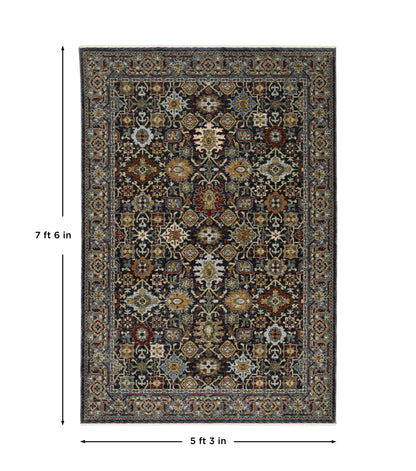 Aberdeen 4922D Blue/ Multi Traditional Area Rug by Oriental Weavers