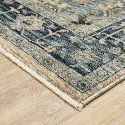 Aberdeen 051G1 Blue/ Tan Traditional Area Rug by Oriental Weavers