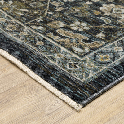 Aberdeen 533K1 Blue/ Light Blue Traditional Area Rug by Oriental Weavers