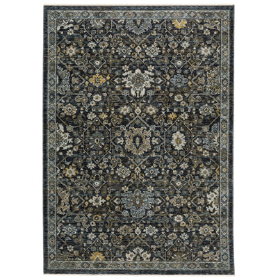Aberdeen 533K1 Blue/ Light Blue Traditional Area Rug by Oriental Weavers