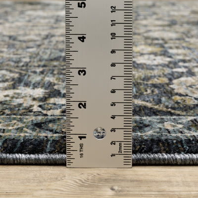 Aberdeen 533K1 Blue/ Light Blue Traditional Area Rug by Oriental Weavers