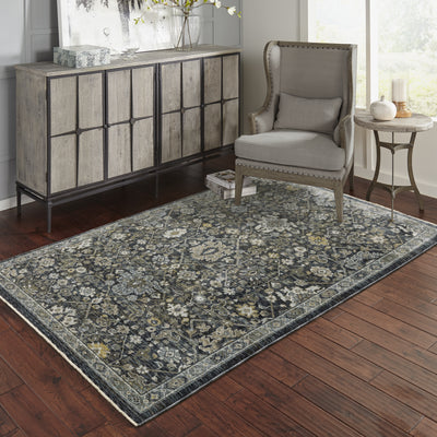 Aberdeen 533K1 Blue/ Light Blue Traditional Area Rug by Oriental Weavers