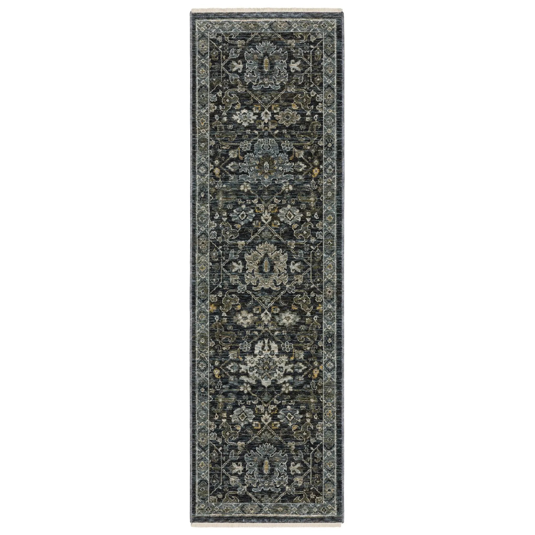 Aberdeen 533K1 Blue/ Light Blue Area Rug by Oriental Weavers
