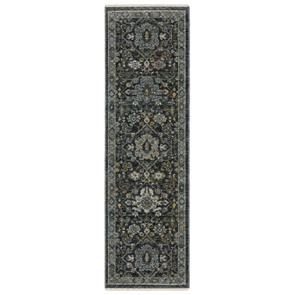 Aberdeen 533K1 Blue/ Light Blue Traditional Area Rug by Oriental Weavers