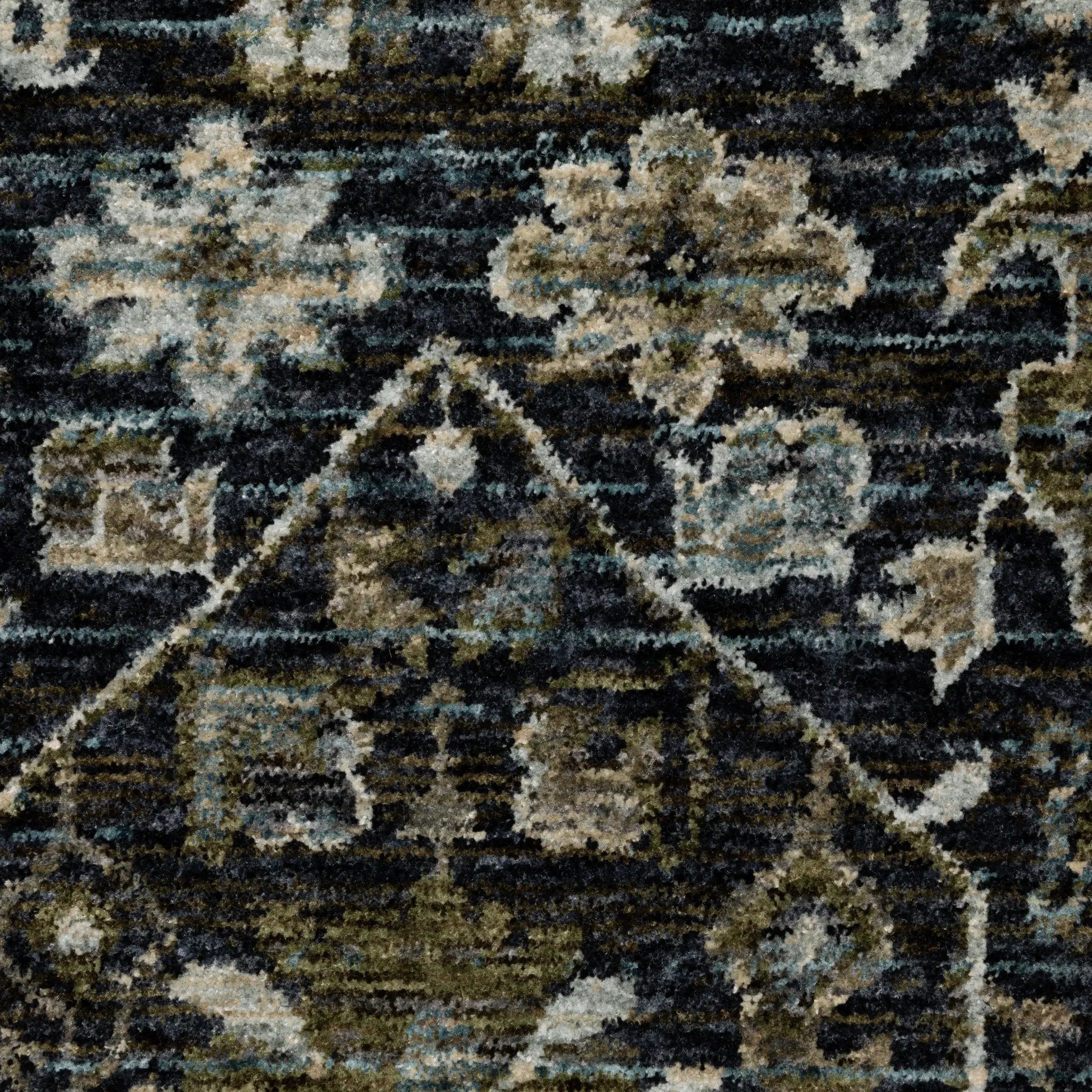 Aberdeen 533K1 Blue/ Light Blue Area Rug by Oriental Weavers