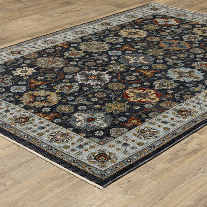Aberdeen 561B1 Blue/ Multi Traditional Area Rug by Oriental Weavers