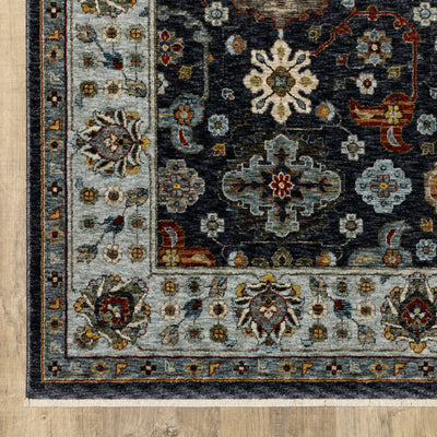 Aberdeen 561B1 Blue/ Multi Traditional Area Rug by Oriental Weavers