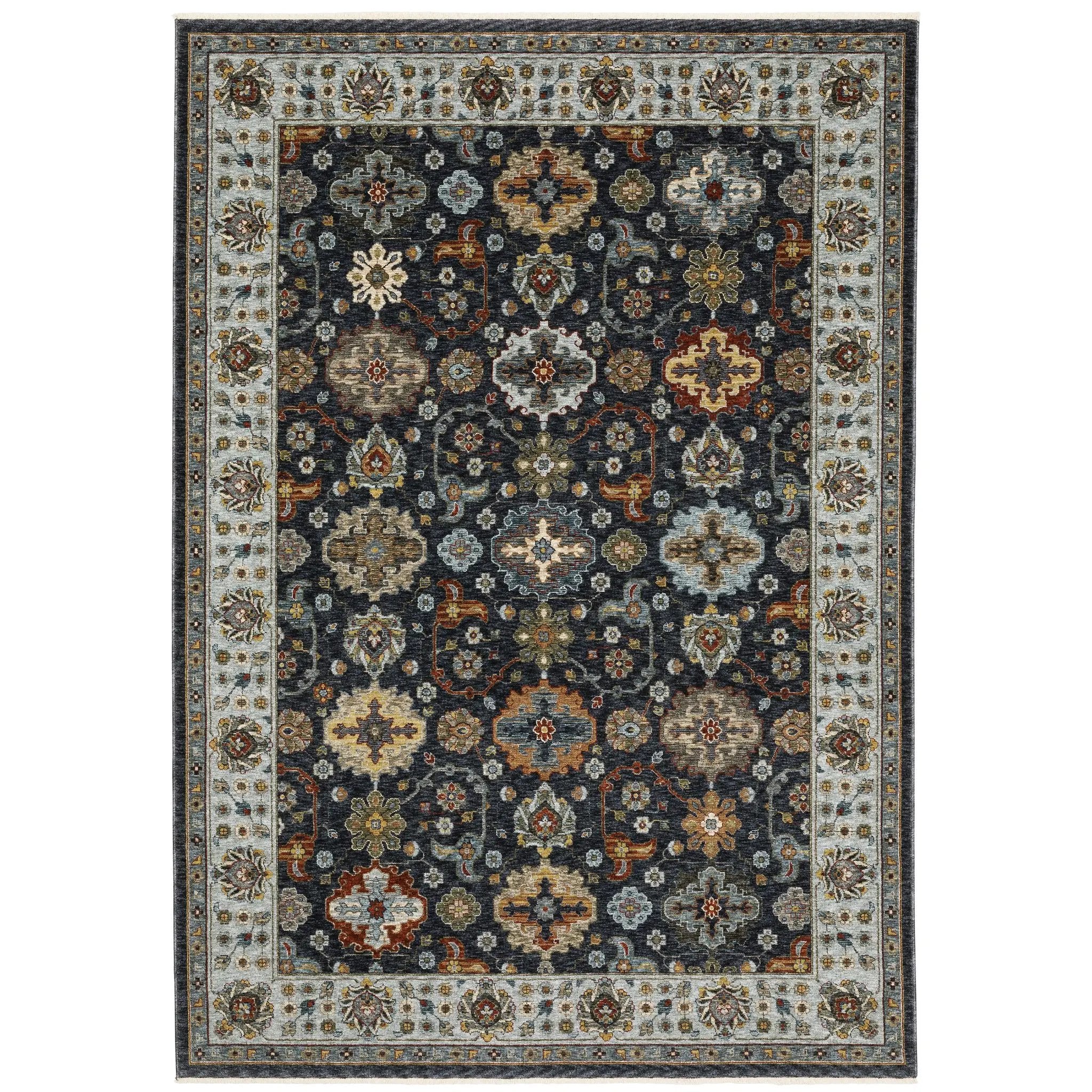Aberdeen 561B1 Blue/ Multi Area Rug by Oriental Weavers