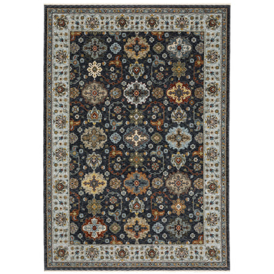 Aberdeen 561B1 Blue/ Multi Traditional Area Rug by Oriental Weavers