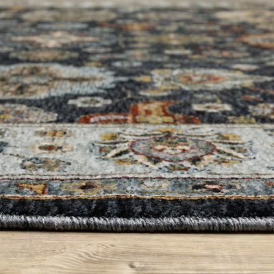 Aberdeen 561B1 Blue/ Multi Traditional Area Rug by Oriental Weavers