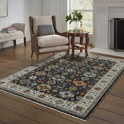 Aberdeen 561B1 Blue/ Multi Traditional Area Rug by Oriental Weavers