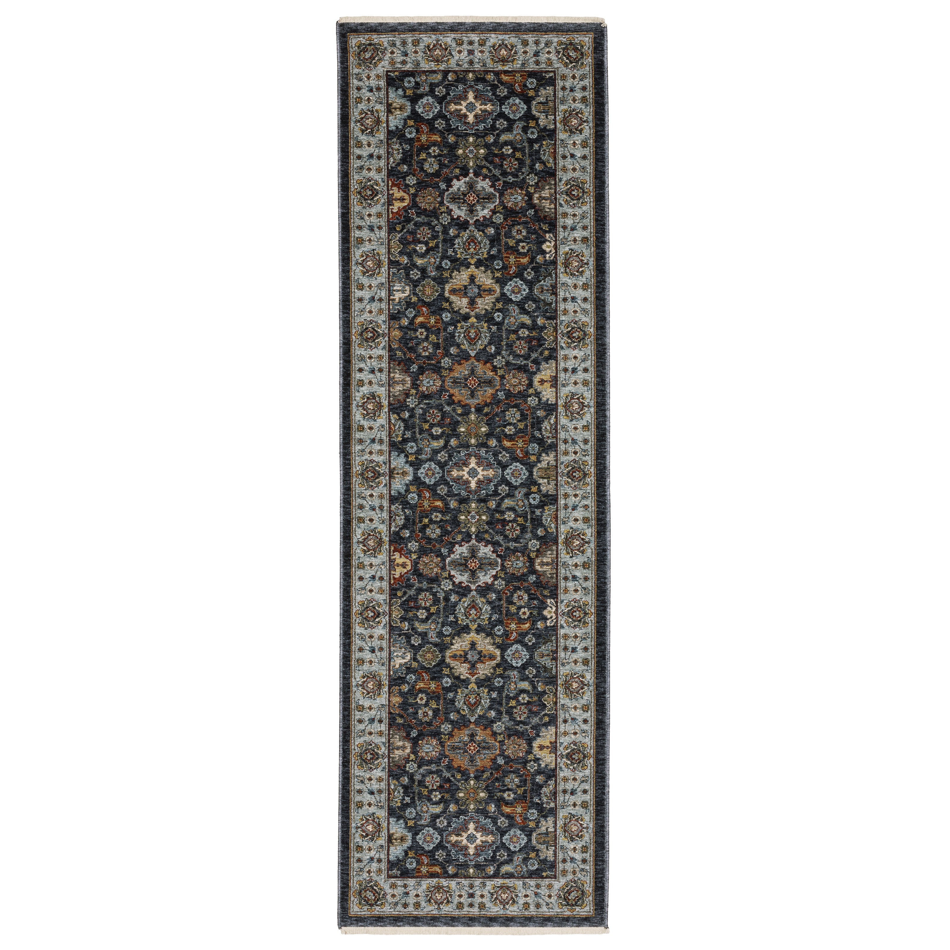 Aberdeen 561B1 Blue/ Multi Traditional Area Rug by Oriental Weavers