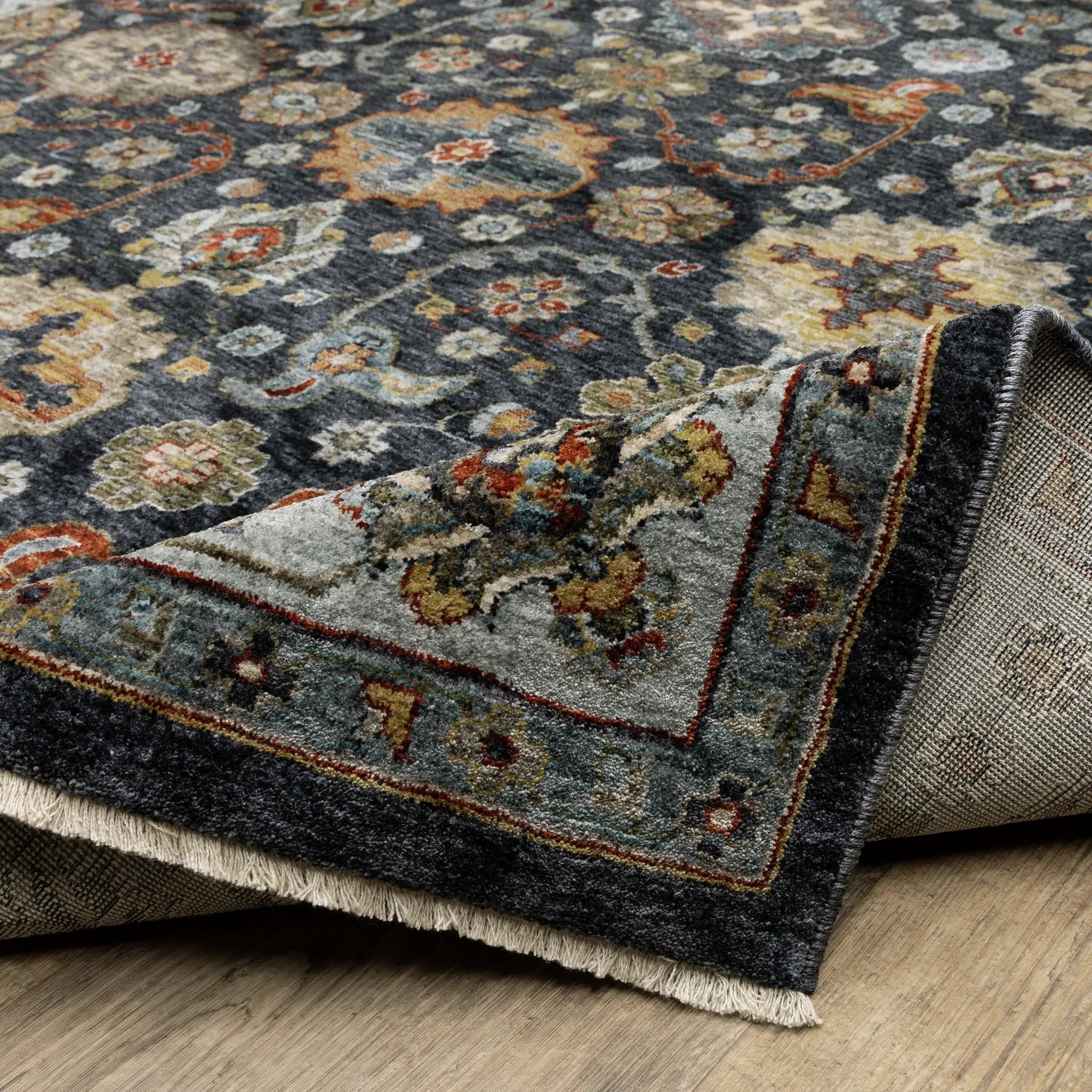 Aberdeen 561B1 Blue/ Multi Area Rug by Oriental Weavers