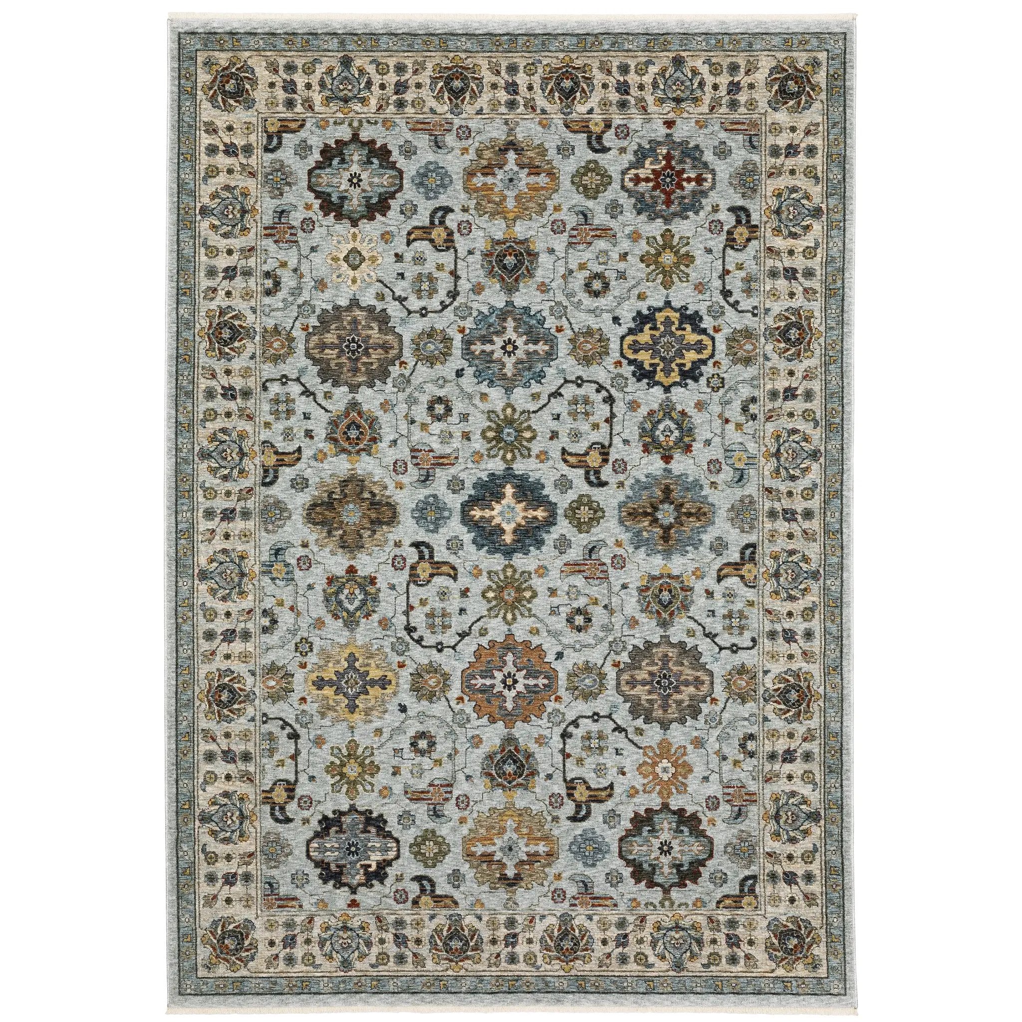 Aberdeen 561W1 Blue/ Beige Area Rug by Oriental Weavers