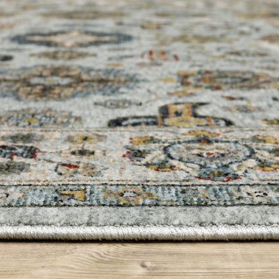 Aberdeen 561W1 Blue/ Beige Traditional Area Rug by Oriental Weavers