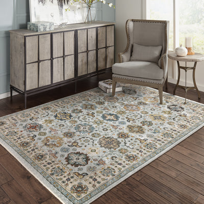 Aberdeen 561W1 Blue/ Beige Traditional Area Rug by Oriental Weavers