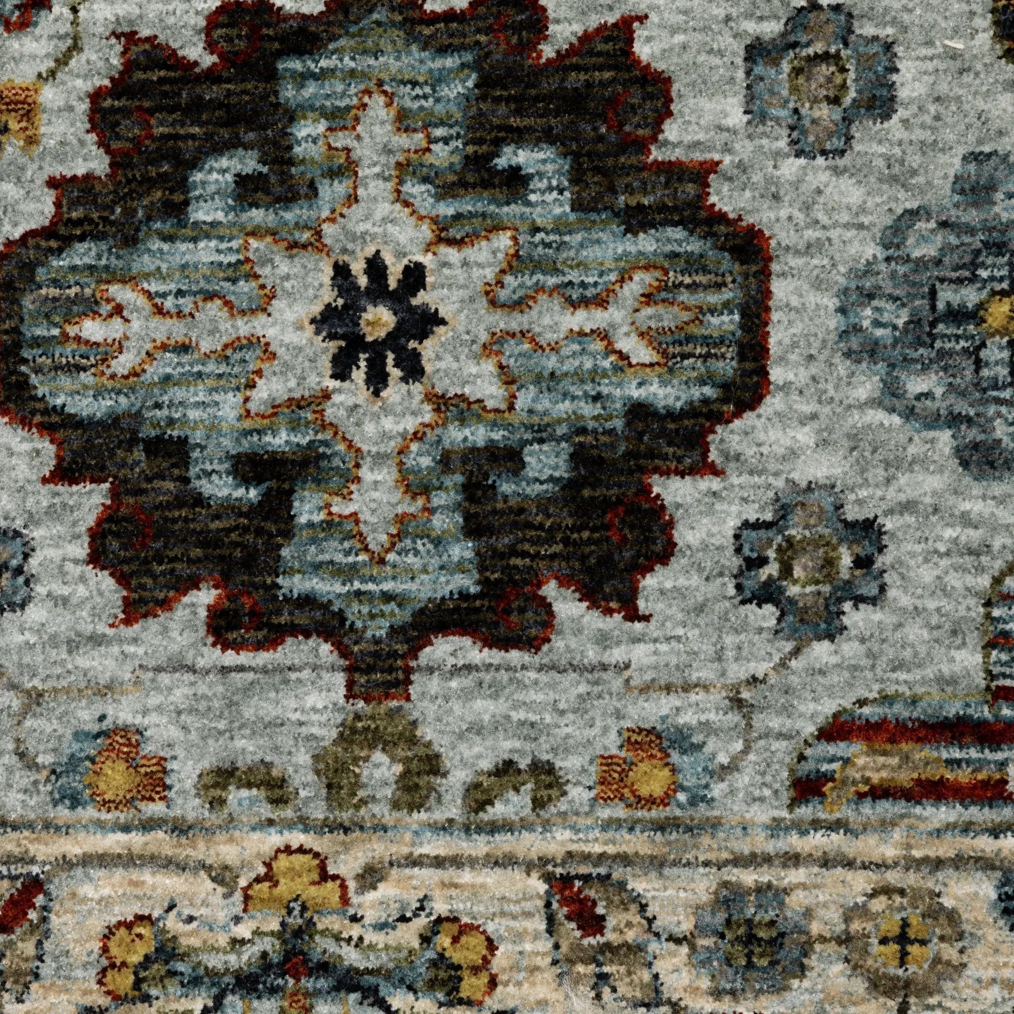 Aberdeen 561W1 Blue/ Beige Area Rug by Oriental Weavers