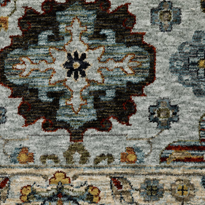 Aberdeen 561W1 Blue/ Beige Traditional Area Rug by Oriental Weavers