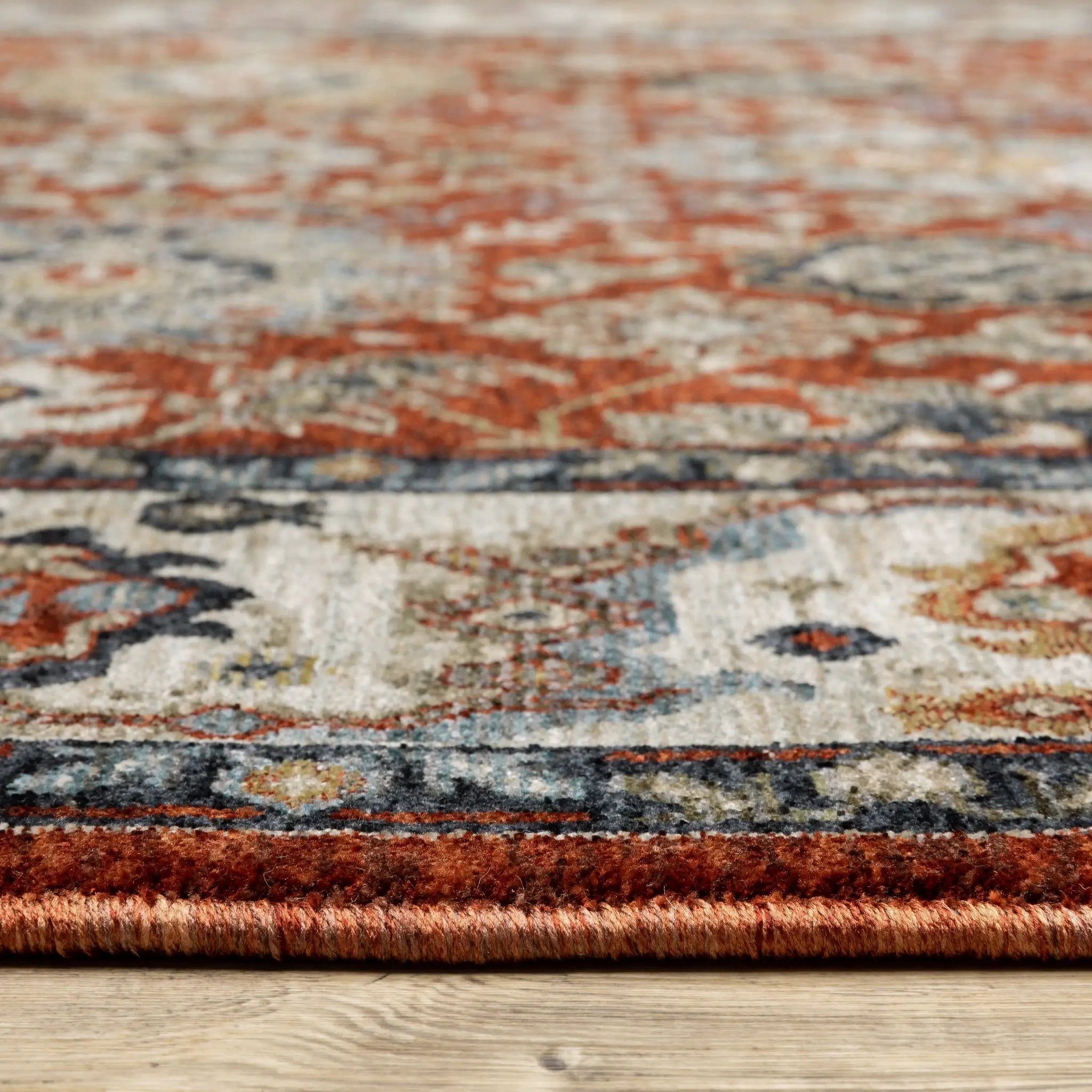 Aberdeen 562R1 Red/ Ivory Area Rug by Oriental Weavers