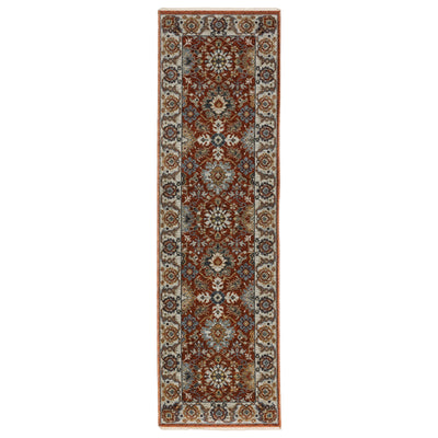 Aberdeen 562R1 Red/ Ivory Traditional Area Rug by Oriental Weavers