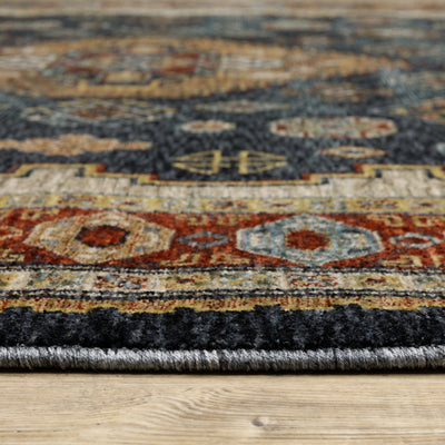 Aberdeen 005W1 Blue/ Multi Traditional Area Rug by Oriental Weavers