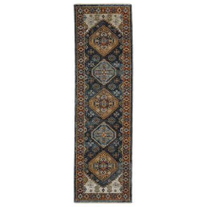 Aberdeen 005W1 Blue/ Multi Traditional Area Rug by Oriental Weavers