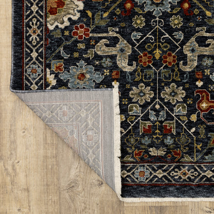 Aberdeen 006B1 Blue/ Multi Traditional Area Rug by Oriental Weavers
