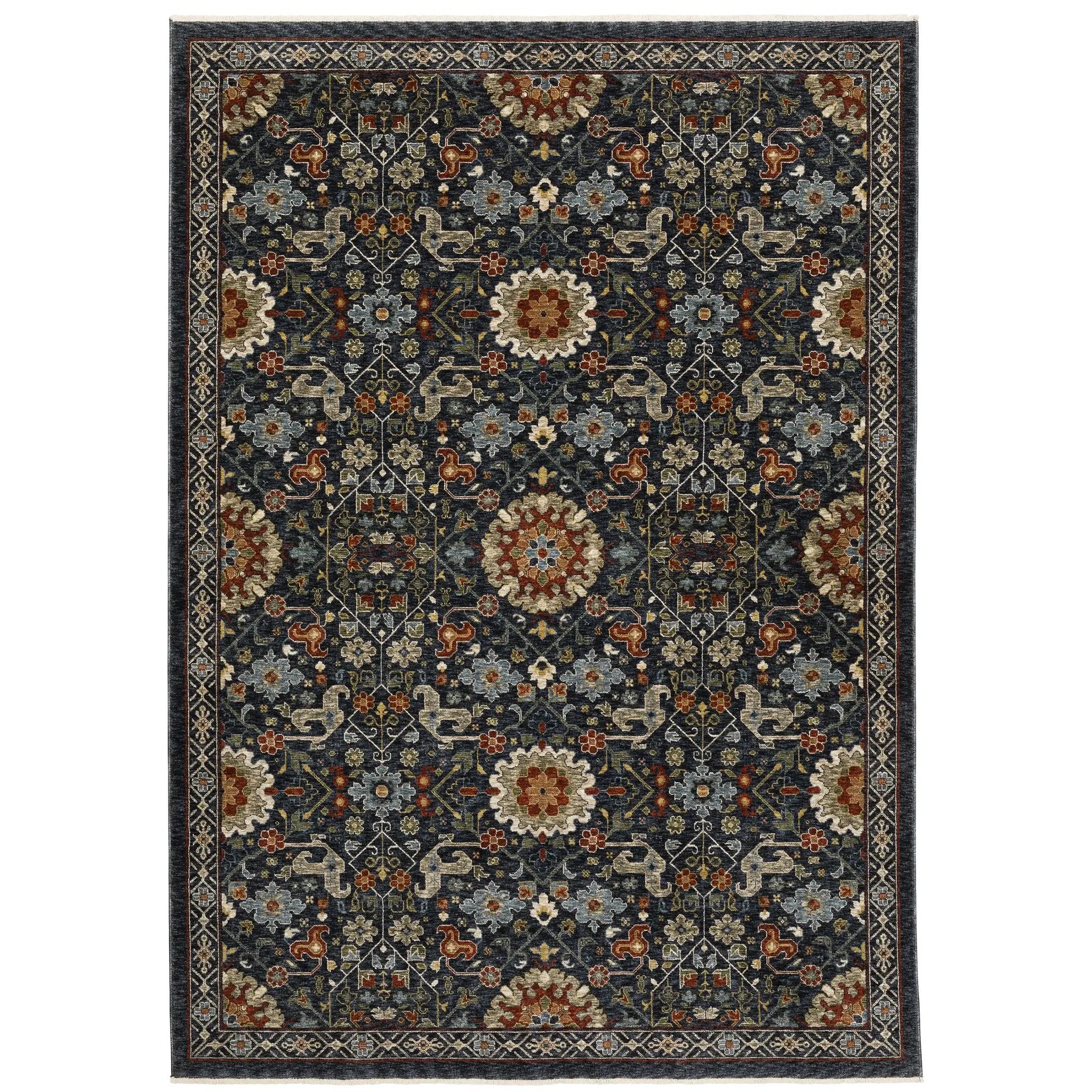 Aberdeen 006B1 Blue/ Multi Area Rug by Oriental Weavers
