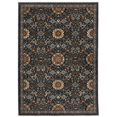 Aberdeen 006B1 Blue/ Multi Traditional Area Rug by Oriental Weavers