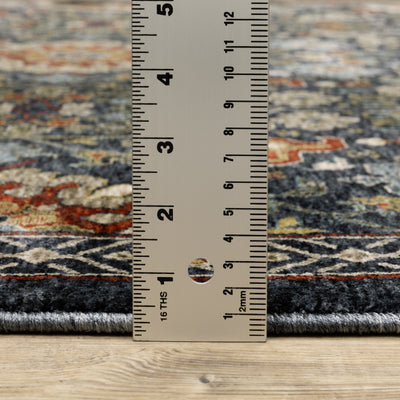 Aberdeen 006B1 Blue/ Multi Traditional Area Rug by Oriental Weavers
