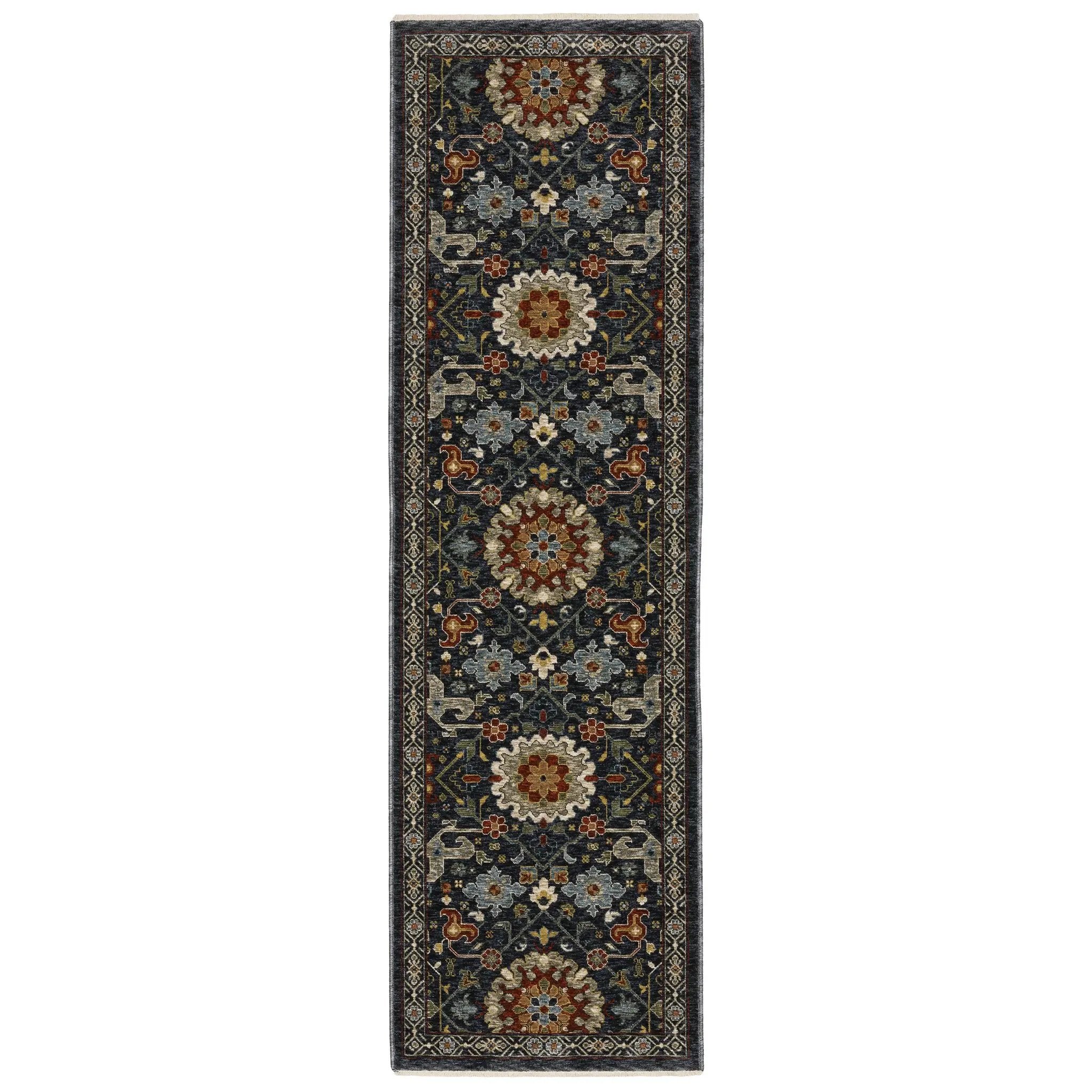 Aberdeen 006B1 Blue/ Multi Area Rug by Oriental Weavers
