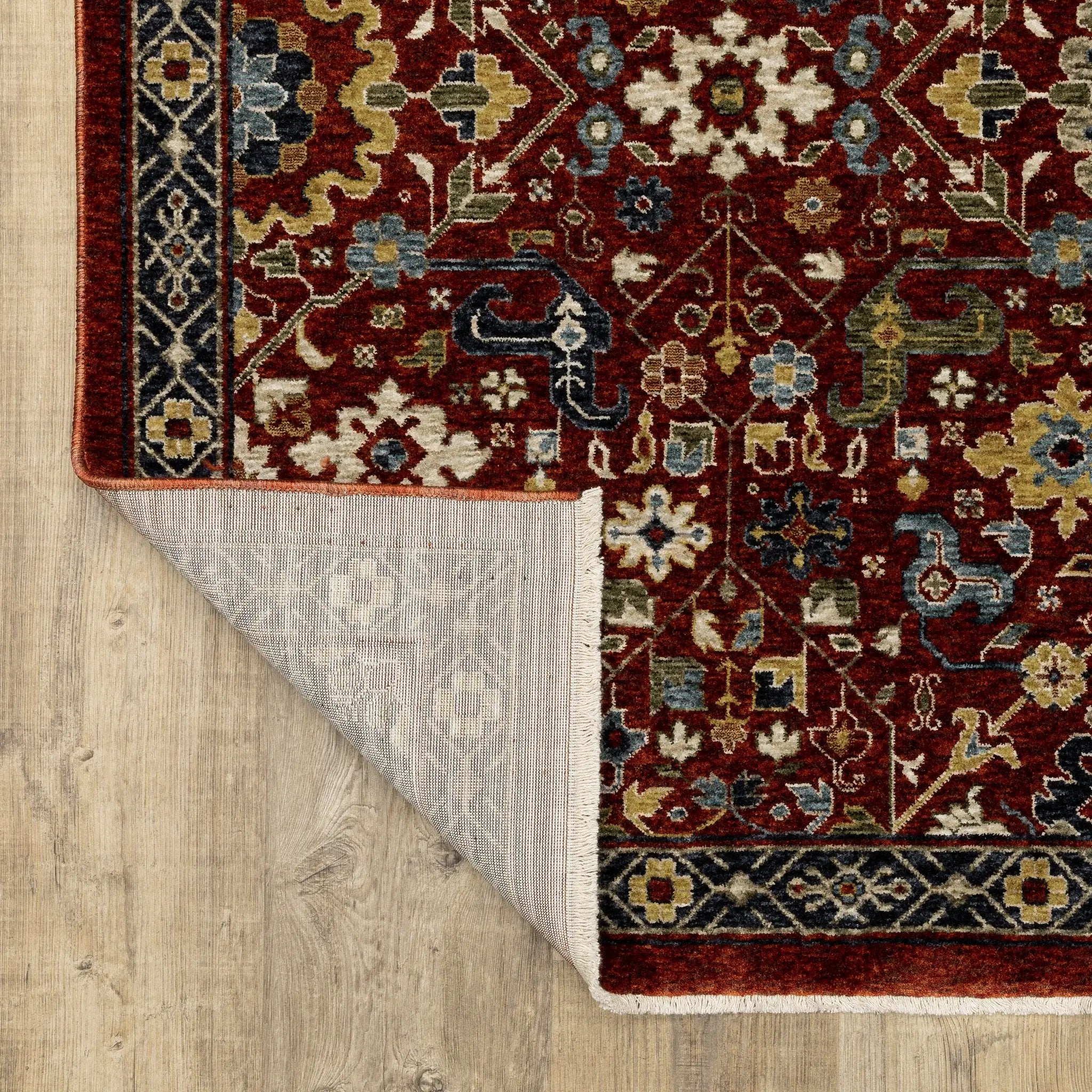 Aberdeen 006R1 Red/ Multi Area Rug by Oriental Weavers
