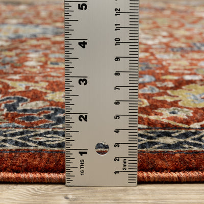 Aberdeen 006R1 Red/ Multi Traditional Area Rug by Oriental Weavers