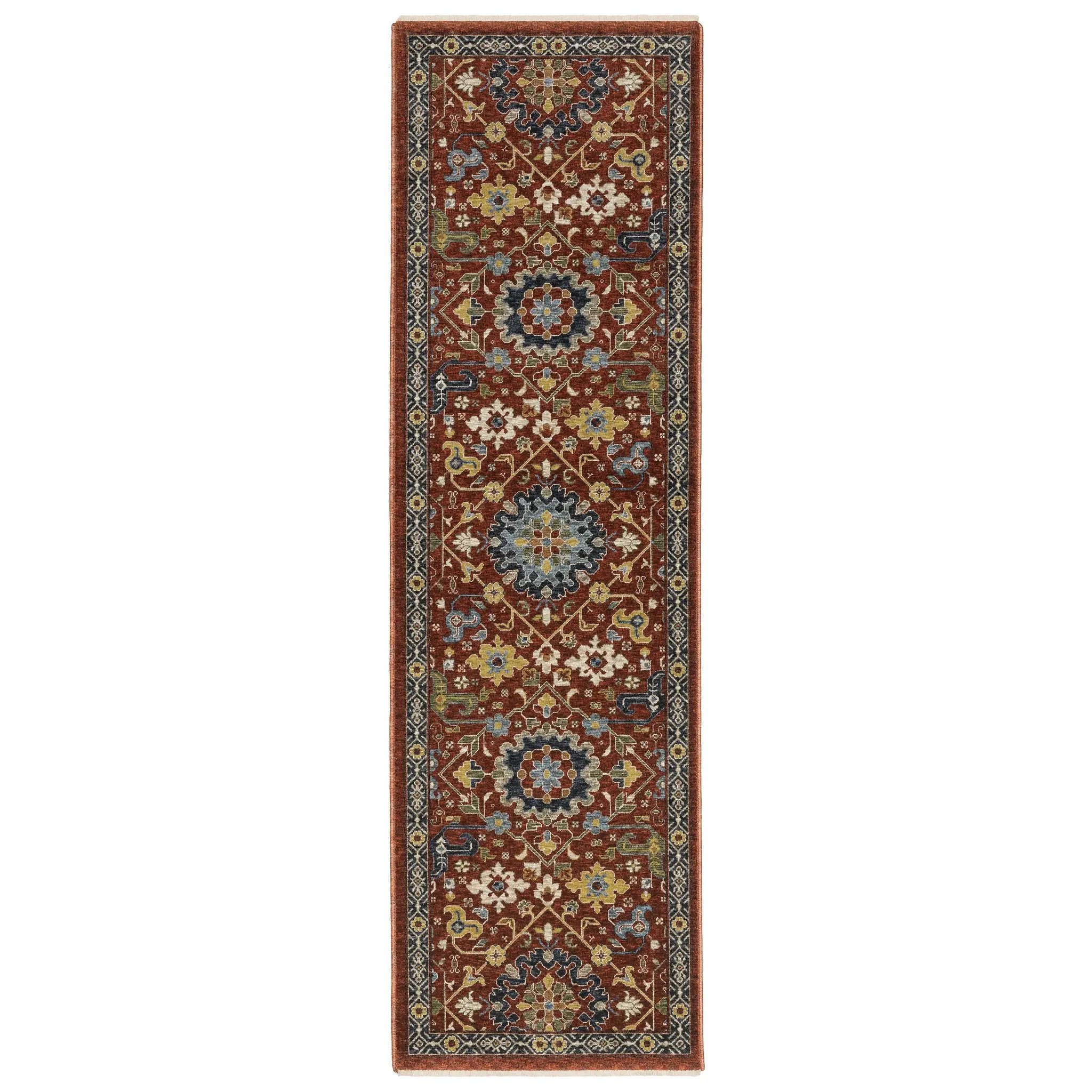 Aberdeen 006R1 Red/ Multi Area Rug by Oriental Weavers