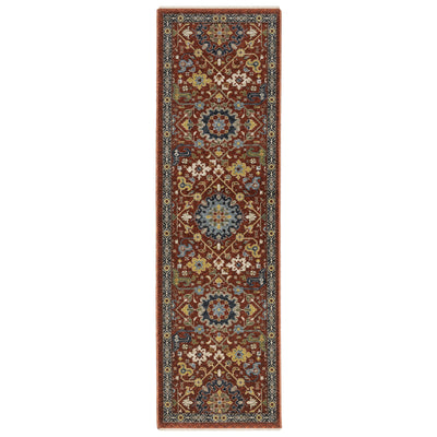 Aberdeen 006R1 Red/ Multi Traditional Area Rug by Oriental Weavers