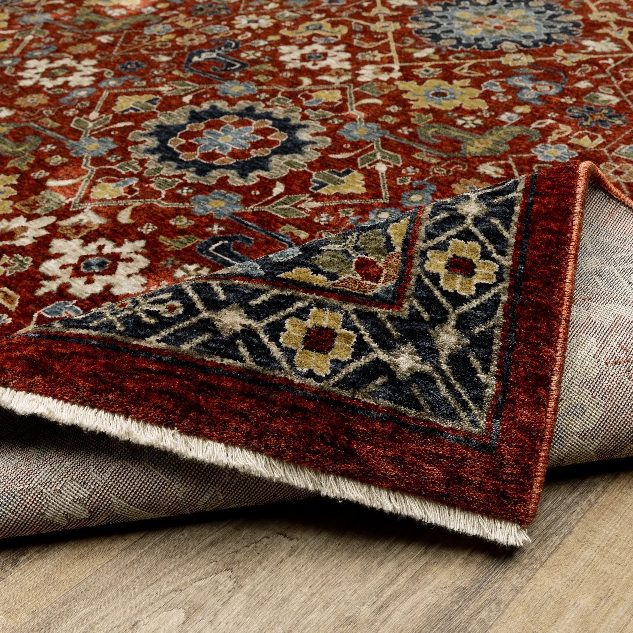 Aberdeen 006R1 Red/ Multi Area Rug by Oriental Weavers