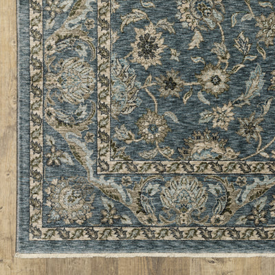 Aberdeen 070H1 Blue/ Beige Traditional Area Rug by Oriental Weavers