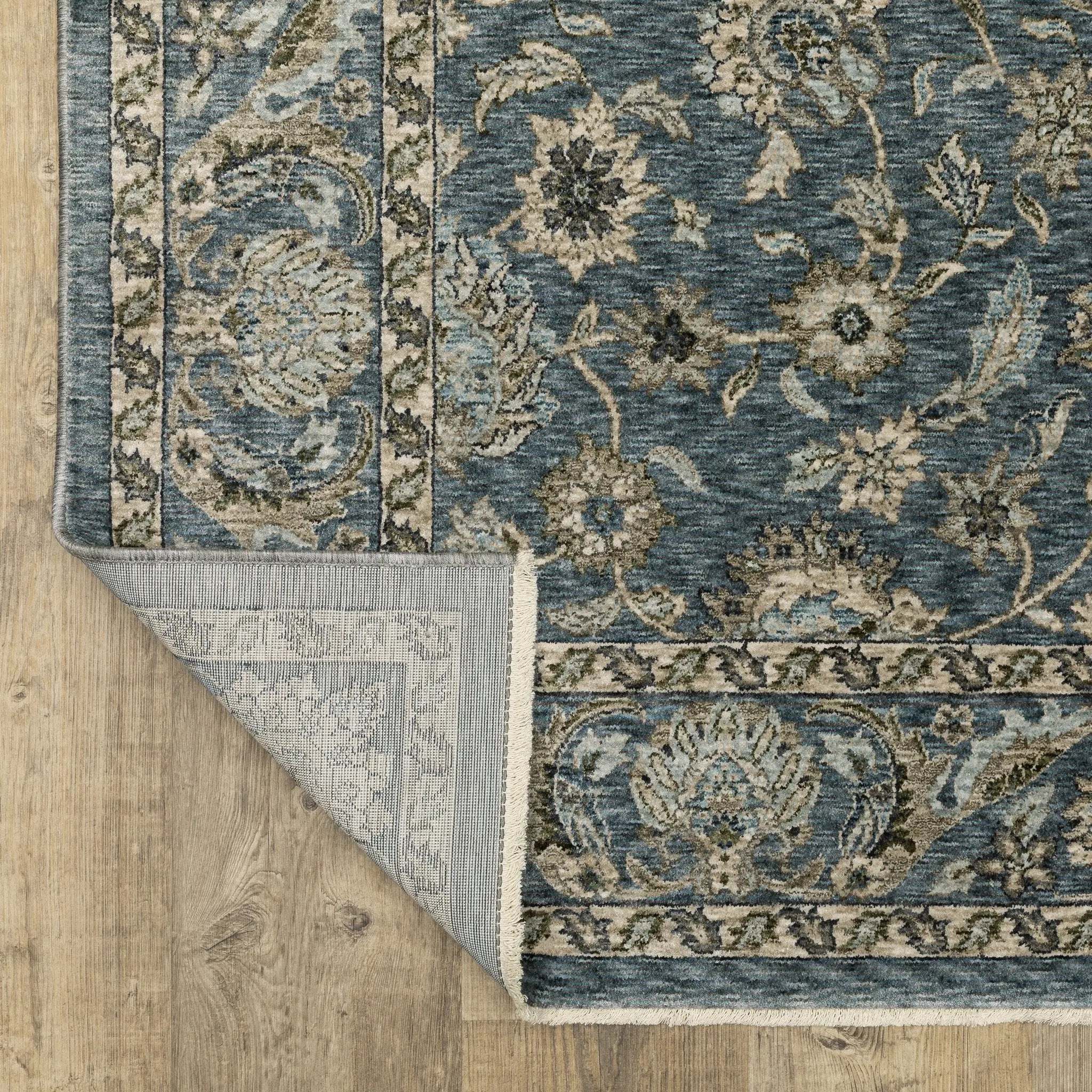 Aberdeen 070H1 Blue/ Beige Area Rug by Oriental Weavers